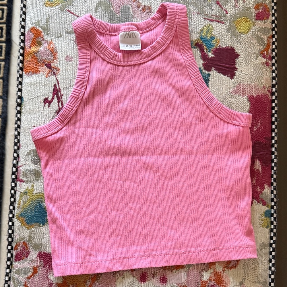 Zara Kids Vibrant Pink Tank Top
